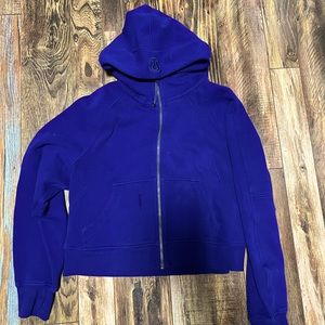 Lululemon Scuba Full Zip, Size M/L, Blue